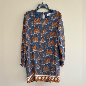 Anthropologie Corey Lynn Calter Giraffe Tunic Dress, size M